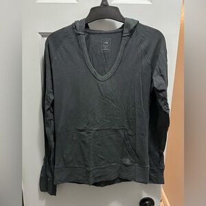 The North Face Hooded Long Sleeve Shirt for Women, Size Small, Black